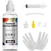 HALLOLUX Kit Pulizia Testine Stampante 100 ml, Pulitore per Testina/Ugelli, Liquido per La Pulizia della Testina, Soluzione per Epson HP Canon Brother Samsung per le Stampanti a Getto d'inchiostro