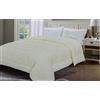 Corredocasa Piumone/Piumino Trapunta Coral Tinta Unita Caldo Double Face Vellutata Cinigliata Soffice Morbida Moderno Durevole Ideale per Casa Letto Famiglia Made in Italy(Una Piazza e Mezza, Beige)