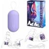 Hearprotek 2 coppie tappi orecchie musica, silicone tappi per orecchie antirumore con cordino -protezione dell'udito per concerto, musicista, fete, lavoro, discoteca (Viola)