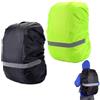 Protezione Antipioggia Per Zaino - Impermeabile, Taglia 40-50L (30x20x55 Cm) - Con Strisce Catarifrangenti E Elastico - Verde Militare - 2