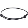ZENSE - Bracciale da uomo in corda cerata nera ZB0360