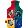 HARRY POTTER Borsa Dell'acqua Calda, Rivestimento in Velluto Morbido al Tatto, Bottiglia Dell'acqua Calda Hogwarts, Terapia del Caldo e Freddo, Capacità 1,5 L