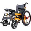 BOCbco Sedia a rotelle elettrica pieghevole leggera per esterni con joystick per mobilità disabili adulti Carrozzina portatile Lthium