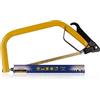 augusta heckenrose Seghetto combinato Augusta-Heckenrose e sega per metalli 300 mm - pratico seghetto 2 in 1 con leva a sgancio rapido - sega universale per legno, metalli e metalli non ferrosi