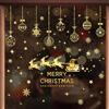 KASESSS 150 adesivi natalizi per finestre, 6 fogli adesivi natalizi per finestre, decorazioni elettrostatiche per Natale (oro)