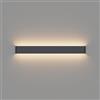 Klighten Applique da Parete Interno Moderno LED 83CM Lampada da Parete 30W Bianco Freddo 6000K Lampada da Muro per Camera da Letto Soggiorno Corridoio Scale (Antracite)