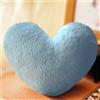 ODIWEN Cuscino decorativo Forma Di Cuore, Cuscino Decorativo per la Camera dei Bambini, Cuscino a Forma di Cuore, Cuscino in Peluche per Divano (Blu)