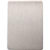 EAI Riparazione Bocchetta Chiave Foro Piastra Coperchio Vuoto Autoadesivo Fix Acciaio Inox Satinato 65 x 47mm