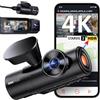 VANTRUE N4 Pro 4K +1080P+1080P 3 Lent STARVIS 2 Sensor Dash Cam, 5GHz WiFi GPS Telecamera per Auto, 3xHDR IR Dashcam Auto, Controllo Vocale 24h. Modalità di Parcheggio Buffer, 3.19" IPS Max 512G