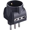 ELECTRALINE Adattatore triplo 1 schuko + 2 10/16A - 71922
