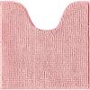 Decomira Tappeto Bagno Antiscivolo in Ciniglia | Tappetino bagno super assorbente, lavabile in lavatrice | Per il bagno, la doccia, la vasca da bagno o come tappetino WC | Rosa - 45x45 cm WC