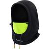 ROCKBROS Passamontagna Invernale per Moto Sci, Sottocasco Termico Antivento Uomo Donna, con Cappuccio, Balaclava Outdoor per Ciclismo Snowboard Escursionismo, Taglia Unica, Nero/Verde