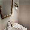 Ideal Lux Applique a muro BARBER AP1 brunito di Ideal Lux