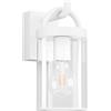 Klighten Lampada da Parete Esterno Vintage, E27 Applique da Parete Industrial, Luci da parete Esterna, Lampada da Muro industriale, Per Giardino Portico, 40W Max, IP44, Bianco, Non Inclusa Lampadina