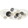 FERRETTI Pannello Decorativo Astratto Luxy 124,5x9,5x55 Cm In Ferro Multicolore