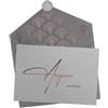 Joli Coon Biglietto auguri matrimonio, con sigillo in ceralacca, con busta | Carta design testurizzata 350g, finitura oro rosa, spazio per messaggio personale