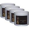 Luminares Mr. Burtons Beauty Sugar Strong Value Pack - 4 barattoli da 500 g - Vincitore del test - Pasta di zucchero per depilazione delicata e permanente - 500 g di zucchero
