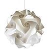 Lampadesign Lampadario moderno FIOCCO 50 cm a LED cucina soggiorno camera da letto SFERA bianca Lampada a sospensione elegante moderna originale Luci sala da pranzo centro tavola salotto negozio bar ristorante