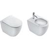 Catalano Sanitari Filo muro Catalano Sfera 54 Bianco Satinato vaso New flush, bidet e coprivaso rallentato