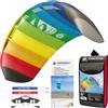 HQ Symphony Beach III 1.3 Rainbow Aquilone da trazione a 2 Cavi con Le Straps