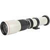 Sxhlseller Teleobiettivo con Focale Fissa da 500 Mm F8-F32 con Messa a Fuoco Manuale per Fotocamera EF-S per Riprese di Animali Selvatici, Paesaggi Naturali, Giochi Sportivi, ECC.