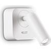 Ideal Lux Applique a muro BEAN SQUARE AP bianco di Ideal Lux