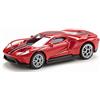 siku 1526, Classica auto sportiva Ford GT, Metallo e Plastica, Rosso, Compatibile con altri modellini siku della stessa scala di grandezza