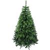 SOLAGUA NAVIDAD Albero di Natale Pino Max Ripieno Artificiale Alberi con Pigne e Supporto Metallico 150-240cm (Verde, 210cm 960Tips)