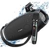 W-KING 120W PICCO 70W Cassa Bluetooth Altoparlante Potente Portatile Grande con Wireless Microfono, IPX6 Impermeabile per Esterni,Cinghia/Grande Basso/Accumulatore Di Energia/DSP/Audio/Sche TF/EQ/Apri