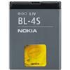 Nokia BL-4S Batteria Originale agli Ioni di Litio, 860 mAh, Grigio