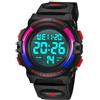 aswan watch Orologio Digitale Bambino con Sveglia, Cronometro, Data, Luce LED-Orologio da polso Ragazzo con Cinturino in Silicone