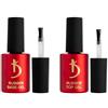Kodi Professional Rubber Base e Top Coat Semipermanente Smalto per Unghie Gel Polish UV LED Soak Off - Smalto Semipermanente Unghie Gel Manicure Kit (2 * 15 ml)