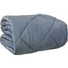 MAXIME MAISON - Trapunta Una Piazza e Mezza Invernale (350gr/mq) Coperta Copriletto in Caldo Velluto per Stagioni Fredde, Alternativa Elegante a Piumino e Piumone Una Piazza e Mezza, Made in Italy