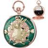 Orologio Da Taschino Alice Nel Paese Delle Meraviglie Con Carillon A Manovella - Con Catena E Batteria - Foto 14