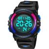 aswan watch Orologio Digitale Bambino con Sveglia, Cronometro, Data, Luce LED-Orologio da polso Ragazzo con Cinturino in Silicone