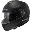 LS2, Casco Moto Modulare STROBE II Matt Black, XXL
