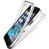 N NEWTOP Cover Compatibile con Apple iPhone 5G / 5S/ 5SE, Custodia Crystal Completa Case Guscio TPU PC Protezione Urti 360° Fronte Retro Full Body Trasparente Resistente