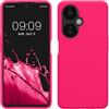 kwmobile Cover per OnePlus Nord CE 3 Lite 5G / Nord N30 5G Custodia - Back Case per Smartphone in Silicone TPU - Protezione Gommata - rosa shocking