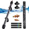 Silkwish Riscaldatore Acquario 200w 200L con Ventose, Temperatura Regolabile Riscaldatore Acquario Tartarughe D'acqua con Coperchio di Protezione, Termoriscaldatore Acquario con Adesivi di Temperatura