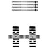 HELLA PAGID 8DZ 355 205-261 Kit accessori, Pastiglia freno,K0459,Sistema frenante,Brembo,per es. ABARTH / FIAT / RENAULT