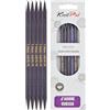 KnitPro J'Adore Cubics Ferri da Maglia a Doppia Punta Set da 5 - Spilli in Legno per Calzini Cappelli Guanti Corti per Maglia Rotondi - 15 cm x 7,00 mm
