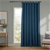 HPD Half Price Drapes Tende oscuranti in finto lino, per camera da letto, lunghe 300 cm (1 pannello), 100 x 120 cm, extra larghe, per soggiorno, decorazione per la casa, indaco