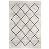 andiamo Tappeto in tessuto Bolonia con motivo ornamentale, moderno in polipropilene Öko-Tex 100, colore grigio crema, 120 cm x 170 cm