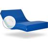 Geriafy - Materasso singolo antidecubito per ospedale articolato | 3 cm Viscoelastico | Tessuto sanitaria impermeabile (105x200)