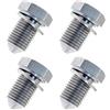 JNNJ 4 Pezzi Tappos Di Scarico Olio Universale, Tappo Coppa Olio Motore Veicolo Motore Magnetica Olio Scarico Tappo, Tappo Di Scarico Dell'Olio Magnetico, Parti Universali per Auto e Moto