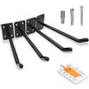 JK Trade® Set di 4 supporti da parete per pneumatici auto, con viti e tasselli, set di protezioni per cerchioni da parete, ganci per viti per pneumatici di auto, attrezzi da giardino, cerchi in lega