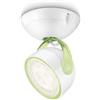 Philips myLiving Lampada con Faretto, Bianco/Verde