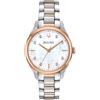 Bulova Orologio Analogico Quarzo Donna con Cinturino in Acciaio Inox 98P183