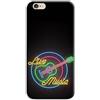 Mixroom - Cover Custodia Back Case in TPU Silicone Morbida per iPhone 7 Plus Fantasia Musica Neon L1144