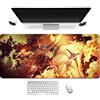 ITBT One Piece Tappetino Mouse Gaming 900x 400mm XXL per Mouse e PC, 3mm Mouse Pad Antiscivolo Fondo in Gomma con Bordi Cuciti, B